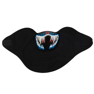 Flannelette LED Voice-activated Glow Mask Festival Performance Party EL Masks with Battery Case
Flannelette LED Voice-activated Glow Mask Festival Performance Party EL Masks with Battery Case