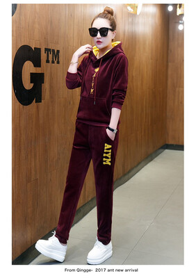 Sports set women 2018 spring&autumn new Korean version of fashion embroidery fashionable leisure dress two-piece women
Sports set women 2018 spring&autumn new Korean version of fashion embroidery fashionable leisure dress two-piece women