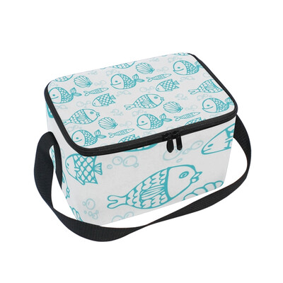 ALAZA Lunch Box Insulated Cute Fish Lunch Bag Large Cooler Tote Bagfor Men Women
ALAZA Lunch Box Insulated Cute Fish Lunch Bag Large Cooler Tote Bagfor Men Women