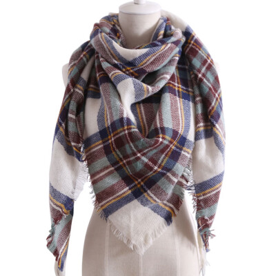 Women Fashion Triangular Large Winter Soft Scarf Warm Cozy Blanket Stylish Oversized Plaid Shawl Cape
Women Fashion Triangular Large Winter Soft Scarf Warm Cozy Blanket Stylish Oversized Plaid Shawl Cape