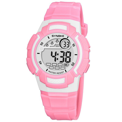 SYNOKE Sport Children Wrist Watches LED Digital Stopwatch Alarm Luminous Water Resistant Girl Boy Watch
SYNOKE Sport Children Wrist Watches LED Digital Stopwatch Alarm Luminous Water Resistant Girl Boy Watch