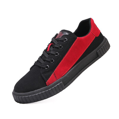 Mens low-top canvas shoes Korean fashion breathable sneakers laced flat-soled casual shoes
Mens low-top canvas shoes Korean fashion breathable sneakers laced flat-soled casual shoes