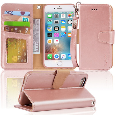 Arae Case for iPhone 6s iPhone 6 Premium PU Leather Wallet case Wrist Strap Flip Folio with ID&Credit Card Pockets
Arae Case for iPhone 6s iPhone 6 Premium PU Leather Wallet case Wrist Strap Flip Folio with ID&Credit Card Pockets