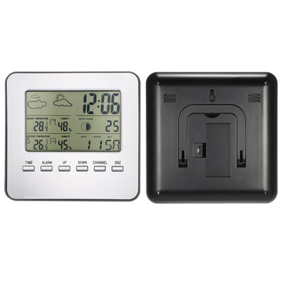 Multi-functional Wireless Weather Station Clock LCD Digital Indoor Outdoor Thermometer Hygrometer Calendar Alarm Moon Phase Displa
Multi-functional Wireless Weather Station Clock LCD Digital Indoor Outdoor Thermometer Hygrometer Calendar Alarm Moon Phase Displa