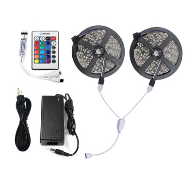 Brelong 10M 600 x 2835SMD RGB Not Waterproof LED Strip Light Plus Controller Cable Connector
Brelong 10M 600 x 2835SMD RGB Not Waterproof LED Strip Light Plus Controller Cable Connector