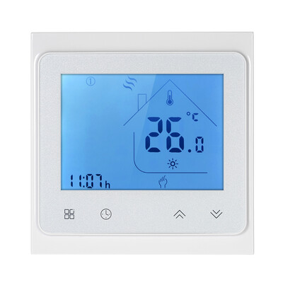 5A Water Heating Thermostat with Touchscreen LCD Display Weekly Programmable Energy Saving Temperature Controller
5A Water Heating Thermostat with Touchscreen LCD Display Weekly Programmable Energy Saving Temperature Controller