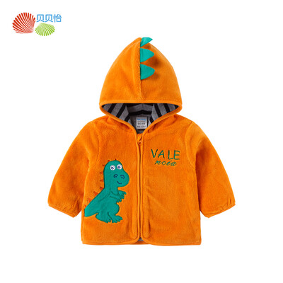 Beibei Yi boy coral fleece hooded jacket 2018 autumn&winter new animal print warm coat 183S533 orange 9 months height 73cm
Beibei Yi boy coral fleece hooded jacket 2018 autumn&winter new animal print warm coat 183S533 orange 9 months height 73cm