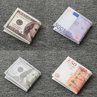 Fashion Men Women Short Wallet PU Leather Dollar Pound Euro Print Folded ID Credit Card Holder Case Cash
Fashion Men Women Short Wallet PU Leather Dollar Pound Euro Print Folded ID Credit Card Holder Case Cash