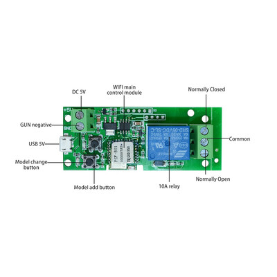 eWeLink USB DC5V Wifi Switch Wireless Relay Module Smart Home Automation Modules Phone APP Remote Control Timer Switch Alexa Google
eWeLink USB DC5V Wifi Switch Wireless Relay Module Smart Home Automation Modules Phone APP Remote Control Timer Switch Alexa Google