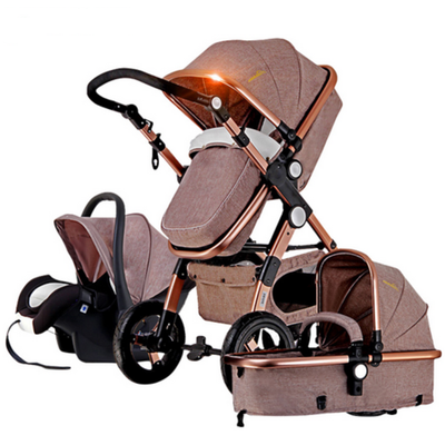 Baby Stroller 3 in 1 with Car Seat For Newborn High View Pram Folding Baby Carriage Travel System
Baby Stroller 3 in 1 with Car Seat For Newborn High View Pram Folding Baby Carriage Travel System
