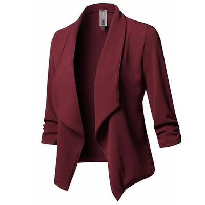 Women Autumn Fashion Casual Lapel Blazer Coat Long Sleeve Solid Color OL Cardigan Outwear Plus Size
Women Autumn Fashion Casual Lapel Blazer Coat Long Sleeve Solid Color OL Cardigan Outwear Plus Size