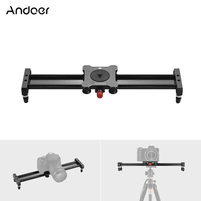 Andoer 40cm157inch Aluminum Alloy Camera Video Slider Track Rail Stabilizer Max Load 132Lbs for Canon Nikon Sony DSLR Camera
Andoer 40cm157inch Aluminum Alloy Camera Video Slider Track Rail Stabilizer Max Load 132Lbs for Canon Nikon Sony DSLR Camera