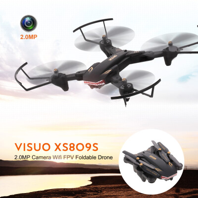VISUO XS809S 20MP Wide Angle Camera Wifi FPV Foldable Drone One Key Return Altitude Hold G-sensor Quadcopter W Two Extra Battery
VISUO XS809S 20MP Wide Angle Camera Wifi FPV Foldable Drone One Key Return Altitude Hold G-sensor Quadcopter W Two Extra Battery