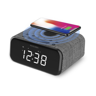 Langqin ROYQUEEN H1 card Bluetooth 42 with wireless charging clock alarm function indoor subwoofer speaker elegant gray
Langqin ROYQUEEN H1 card Bluetooth 42 with wireless charging clock alarm function indoor subwoofer speaker elegant gray