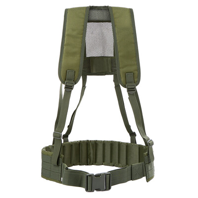 H-harness Multicam Gear Suspenders Vest Belt Condor Belt Combination Molle Hunting Training Battle Rig Vest Padded Waist Belt
H-harness Multicam Gear Suspenders Vest Belt Condor Belt Combination Molle Hunting Training Battle Rig Vest Padded Waist Belt