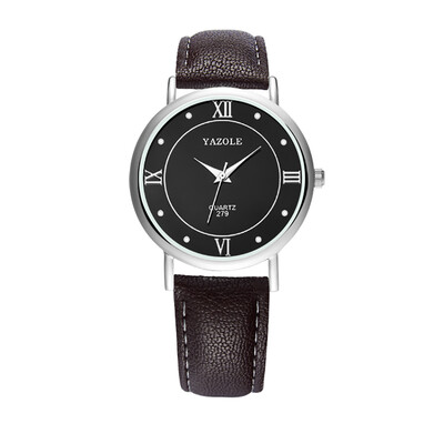 YAZOLE 279 Leather Watch Wrist Watch PU Leather Business Simple Style Quartz Man Watch
YAZOLE 279 Leather Watch Wrist Watch PU Leather Business Simple Style Quartz Man Watch