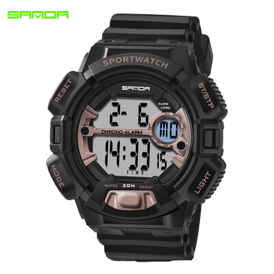 SANDA 319 Electronic Sport Watch Men Waterproof Watches Digital LED Back Light Wristwatch for Male Clock
SANDA 319 Electronic Sport Watch Men Waterproof Watches Digital LED Back Light Wristwatch for Male Clock