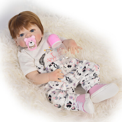 23 57 cm Realistic Boneca Baby Reborn Corp De Silicone Completa Lifelike Princess Reborn Baby Doll Toy For Childrens Day Gift
23 57 cm Realistic Boneca Baby Reborn Corp De Silicone Completa Lifelike Princess Reborn Baby Doll Toy For Childrens Day Gift