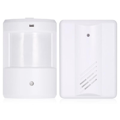 Wireless PIR Motion Sensor Doorbell Long Transmission Range Volume Adjustment LED Doorbell
Wireless PIR Motion Sensor Doorbell Long Transmission Range Volume Adjustment LED Doorbell
