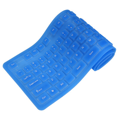 108 Keys USB Silicone Flexible Foldable Keyboard Waterproof Dustproof USB Silent Keys For Laptop Desktop Keyboard
108 Keys USB Silicone Flexible Foldable Keyboard Waterproof Dustproof USB Silent Keys For Laptop Desktop Keyboard