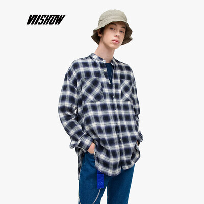 Weixiu viishow 2019 spring new shirt male Korean version of the mens plaid shirt long-sleeved shirt square collar youth CC1633191 black&white lattice
Weixiu viishow 2019 spring new shirt male Korean version of the mens plaid shirt long-sleeved shirt square collar youth CC1633191 black&white lattice
