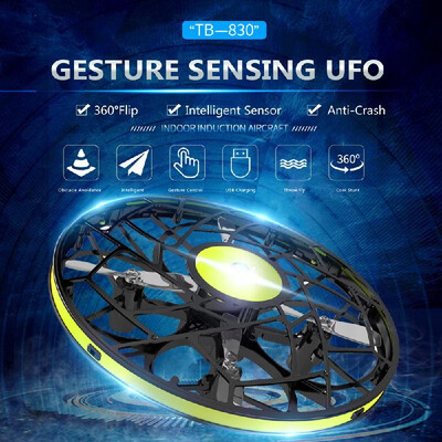 AIXIYI TB-830 Mini Gesture Sensing UFO Indoor Infrared Hovering Interactive Obstacle Avoidance Aircraft Toy
AIXIYI TB-830 Mini Gesture Sensing UFO Indoor Infrared Hovering Interactive Obstacle Avoidance Aircraft Toy