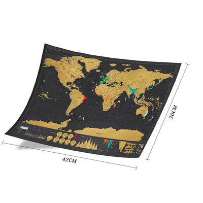 Scratch Off World Travel Map Poster Copper Foil Wall Sticker Personalized Journal Log Small Size with Cylinder Packing
Scratch Off World Travel Map Poster Copper Foil Wall Sticker Personalized Journal Log Small Size with Cylinder Packing