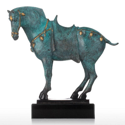 Chinese Horse Bronze Sculpture Elegant Modeling Chinese Characteristics Animal Horse
Chinese Horse Bronze Sculpture Elegant Modeling Chinese Characteristics Animal Horse