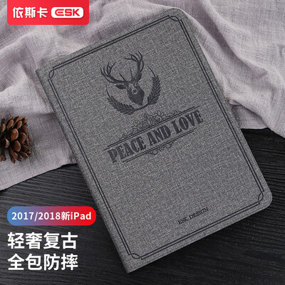 ESKA Apple 20187 New iPad Case 97 Inch Air21 Flat Silicone Case Lightweight Drop All Inclusive Smart Sleep Elk Series PB91-Gray
ESKA Apple 20187 New iPad Case 97 Inch Air21 Flat Silicone Case Lightweight Drop All Inclusive Smart Sleep Elk Series PB91-Gray
