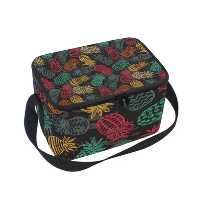ALAZA Lunch Box Insulated Lunch Bag Large Cooler Pattern With Ornate Pineapple Tote Bag
ALAZA Lunch Box Insulated Lunch Bag Large Cooler Pattern With Ornate Pineapple Tote Bag