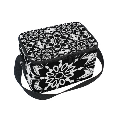 ALAZA Pattern With Mandalas Lunch Box Insulated Lunch Bag Large Cooler Tote Bagfor Men Women
ALAZA Pattern With Mandalas Lunch Box Insulated Lunch Bag Large Cooler Tote Bagfor Men Women