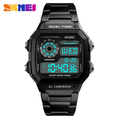 SKMEI Top Luxury Fashion Sport Watch Men 5Bar Waterproof Watches Stainless Steel Strap Digital Watch reloj hombre 1335
SKMEI Top Luxury Fashion Sport Watch Men 5Bar Waterproof Watches Stainless Steel Strap Digital Watch reloj hombre 1335