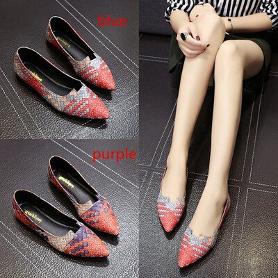 Womens Fashion Summer Casual Flat Shoes Shallow Mouth Pointed Toe Working Driving Dress Shoes
Womens Fashion Summer Casual Flat Shoes Shallow Mouth Pointed Toe Working Driving Dress Shoes