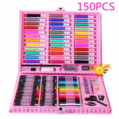 208PcsSet Blue Pink Painting Paint Tool Set Drawing Toys Watercolor Pen Childrens Gifts Christmas New Year Birthday Toys
208PcsSet Blue Pink Painting Paint Tool Set Drawing Toys Watercolor Pen Childrens Gifts Christmas New Year Birthday Toys