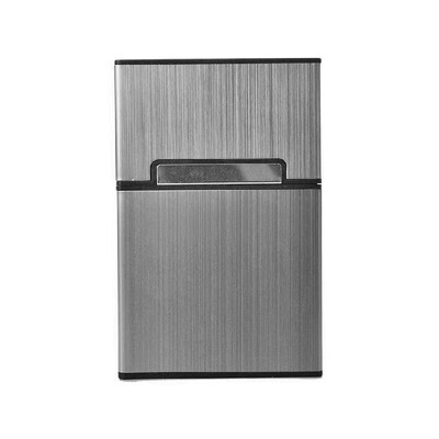 Practical Cigar Emei Light Aluminum Cigarette Box Holder Pocket Storage Container Silvery
Practical Cigar Emei Light Aluminum Cigarette Box Holder Pocket Storage Container Silvery