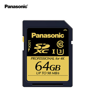Panasonic 64G SD memory card A1 U3 C10 professional camera camera memory card supports 4K ultra HD video recording read speed 98MS
Panasonic 64G SD memory card A1 U3 C10 professional camera camera memory card supports 4K ultra HD video recording read speed 98MS