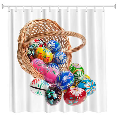 Basket Egg Polyester Shower Curtain Bathroom Curtain High Definition 3D Printing Water-Proof
Basket Egg Polyester Shower Curtain Bathroom Curtain High Definition 3D Printing Water-Proof