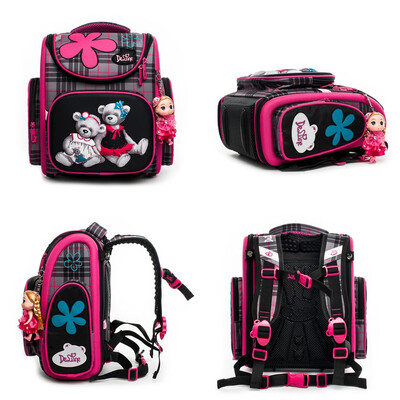 New School Bag for girls boys bear pattern backpack children schoolbag Orthopedic Backpacks mochila infantil Grade 1-5
New School Bag for girls boys bear pattern backpack children schoolbag Orthopedic Backpacks mochila infantil Grade 1-5