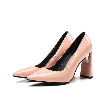 IDIFU Womens Chic Pointed Toe Pump - Low Cut Solid Color - Slip on Cut out Block High Heels Work Shoes
IDIFU Womens Chic Pointed Toe Pump - Low Cut Solid Color - Slip on Cut out Block High Heels Work Shoes
