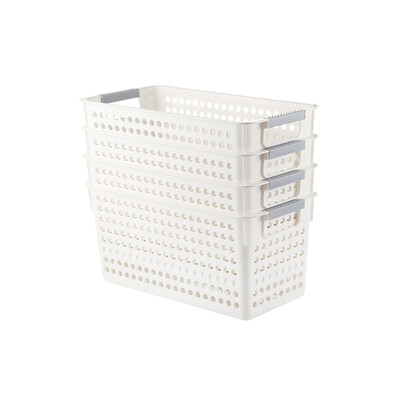 And crafts Worldlife hollow storage basket plastic finishing storage basket small number 4 Pack toy storage basket office rack basket Japanese style Bai Na basket white WJ0-18166
And crafts Worldlife hollow storage basket plastic finishing storage basket small number 4 Pack toy storage basket office rack basket Japanese style Bai Na basket white WJ0-18166