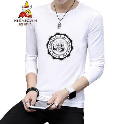 Scarecrow MEXICAN long-sleeved T-shirt male Korean version 2019 new fashion type round neck print wild self-cultivation comfortable trend bottoming shirt t-shirt shirt mens white 4XL
Scarecrow MEXICAN long-sleeved T-shirt male Korean version 2019 new fashion type round neck print wild self-cultivation comfortable trend bottoming shirt t-shirt shirt mens white 4XL