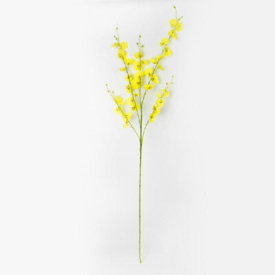 Artificial flower single orchid home decoration fake flower decoration wedding silk flower yellow
Artificial flower single orchid home decoration fake flower decoration wedding silk flower yellow