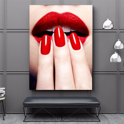 Canvas Art Posters Portrait Red Lips Picture Painting Home Decoration For Living Room Bathroom No Frame 50x100cm20x40
Canvas Art Posters Portrait Red Lips Picture Painting Home Decoration For Living Room Bathroom No Frame 50x100cm20x40