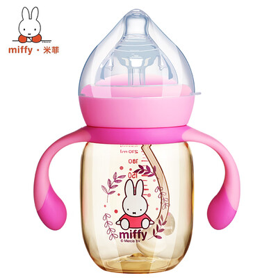Miffy bottle PPSU baby child baby silicone s number pacifier newborn weaning wide caliber drop bottle with double handle 210ML MF-2311 pink
Miffy bottle PPSU baby child baby silicone s number pacifier newborn weaning wide caliber drop bottle with double handle 210ML MF-2311 pink