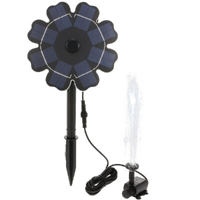Solar Fountain Pump for Bird Bath Flower Shaped Solar Panel with Stake 77"25W Solar Powered Sprinkler Fountain Pump for Garden
Solar Fountain Pump for Bird Bath Flower Shaped Solar Panel with Stake 77"25W Solar Powered Sprinkler Fountain Pump for Garden