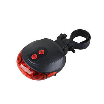 Waterproof 5 LED 2 Laser Bicycle Rear Tail Light Lamp Taillights For Cycling Safety Flashing Warning LightsRed Light
Waterproof 5 LED 2 Laser Bicycle Rear Tail Light Lamp Taillights For Cycling Safety Flashing Warning LightsRed Light