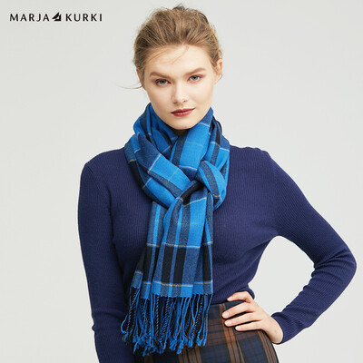 MARJA KURKI wool scarf lovers fashion versatile lattice tassel scarf men&women gift box night window 1AA580332 blue
MARJA KURKI wool scarf lovers fashion versatile lattice tassel scarf men&women gift box night window 1AA580332 blue