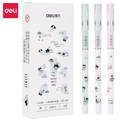 Deli deli cute dog series 035mm full needle gel pen pen student pen 12 box DL-A436 black
Deli deli cute dog series 035mm full needle gel pen pen student pen 12 box DL-A436 black
