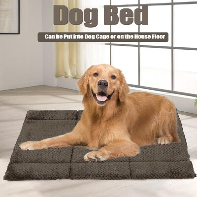2 in 1 Foldable Dog Bed Memory Foam Thick Pet Mat Warm Cover for 36 inch Dog Cage House Floor Garden
2 in 1 Foldable Dog Bed Memory Foam Thick Pet Mat Warm Cover for 36 inch Dog Cage House Floor Garden