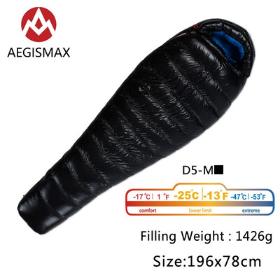 AEGISMAX White Duck Down Goose Mummy Outdoor Camping Ultralight Splicable Sleeping Bag
AEGISMAX White Duck Down Goose Mummy Outdoor Camping Ultralight Splicable Sleeping Bag